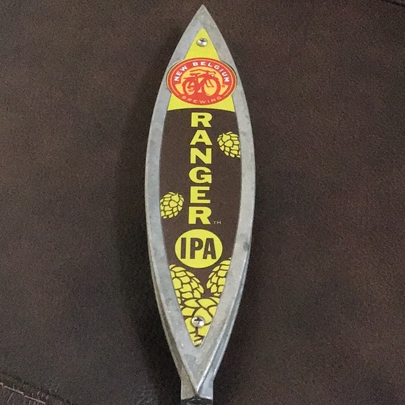 🍻 New Belgium Brewing Co. RANGER IPA Ale Beers Tap Handle Galvanized Steel, 11” - Picture 2 of 6